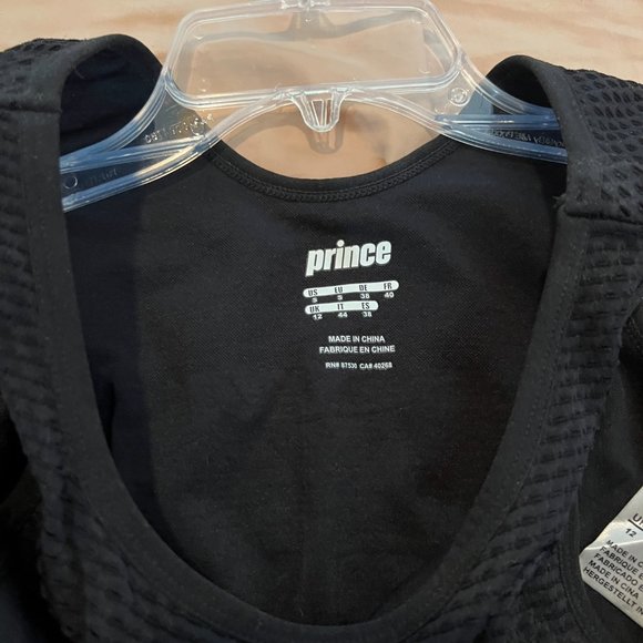 ❤️ NWOT ❤️ Prince Black Tank Top Size S Nylon & Spandex - Picture 9 of 14